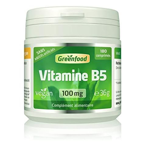 Greenfood Vitamine B5, 100 mg Cover