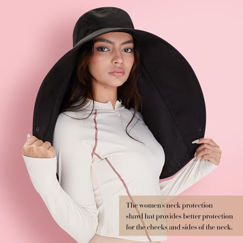 Shyyween 3 Pack Sombreros de Ala Ancha para Mujer miniatura 5
