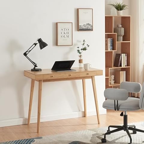 Bureau en Bambou [en.casa] Cover