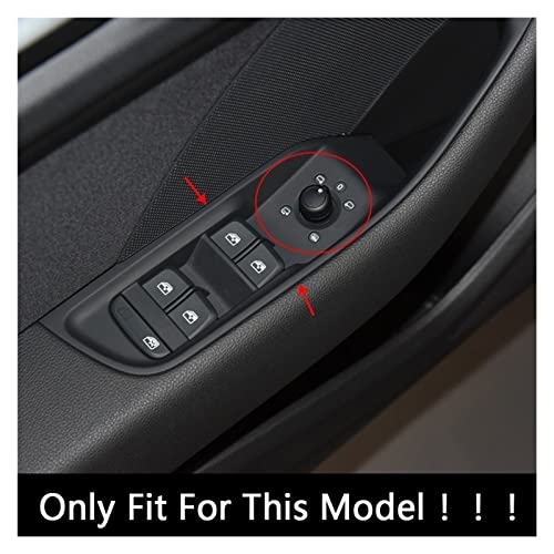 Cadre bouton levage A3 8V look carbone pour élégance intérieure