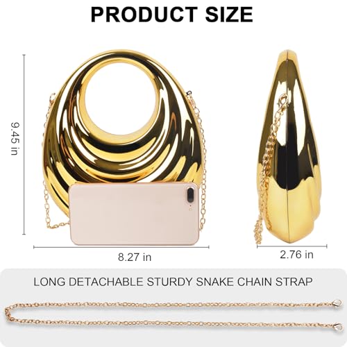 Shell Shoulder Handbag Novelty Chain Strap Purse Acrylic Fashion Crossbody Evening Bag Clutch for Women Girl2