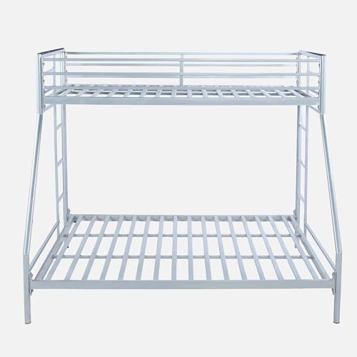 Image of Twin Over Twin Metal Bunk Bed |Bunk Bed Without Storage for Kids | Double Decker Bed for Kids Room Furniture |Metal Bunker Bed (Mattress Not Included)