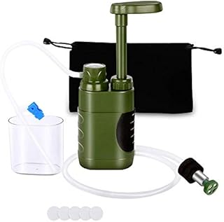 Lixada Water Filter Straw Water Filtration System Portable Water Purifier for Outdoor Family Emergency Camping Hiking