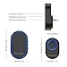 Wesstun Wireless Doorbell, IP67 Waterproof Plug in Doorbell Wireless with 39 Chimes, 5 Levels Volume Adjust & LED Indicator, Easy Install at Home, Classroom & Warehouse, Black