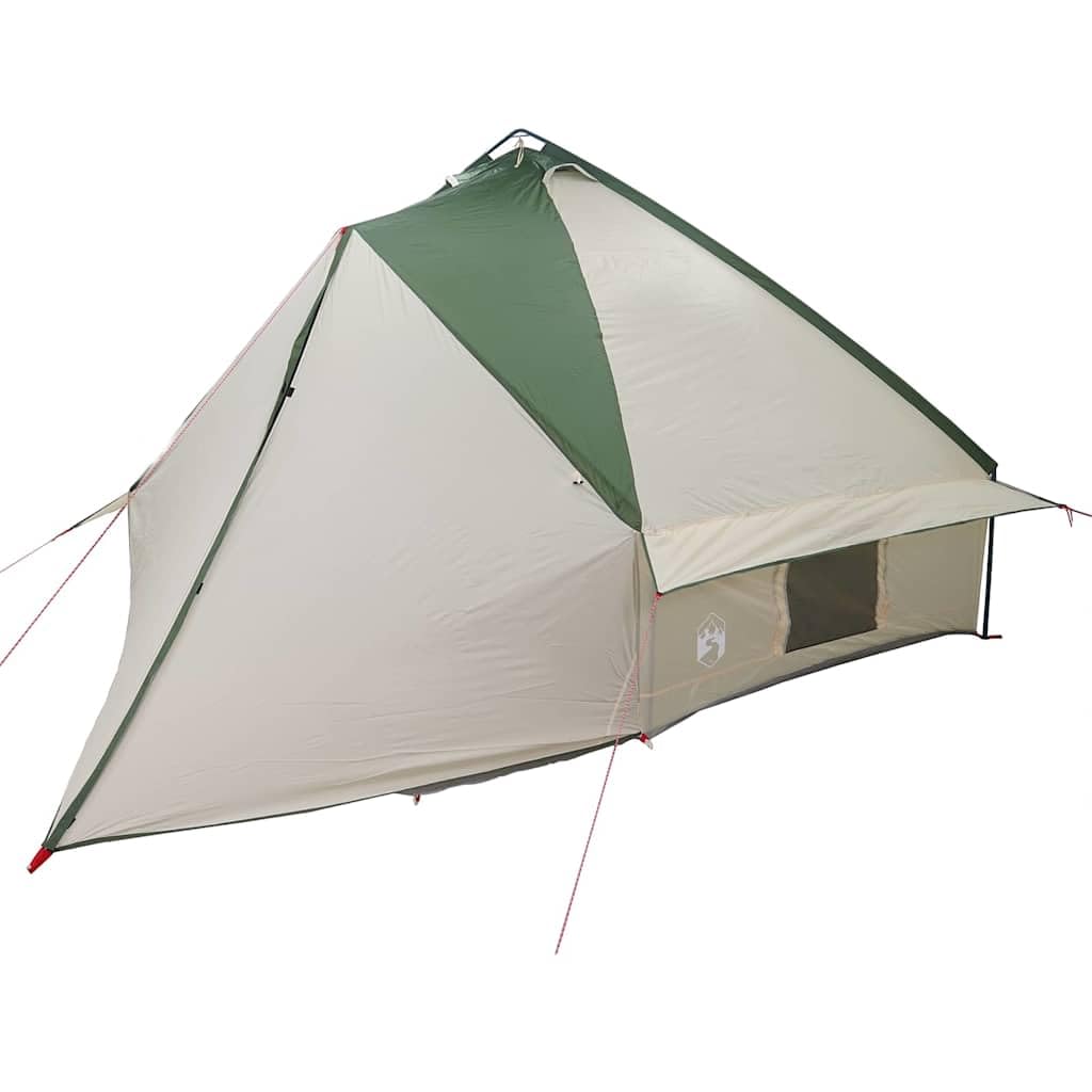 Tienda de Campaña Tipi para 10 Personas, Poliéster 185T Verde