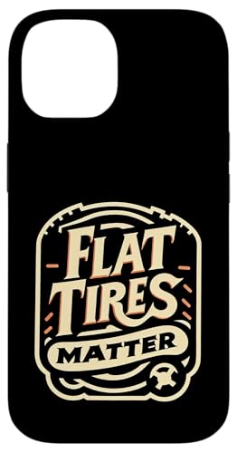 Flat Tires Matter オートメカニック修理ガレージ ||- スマホケース iPhone 14 用