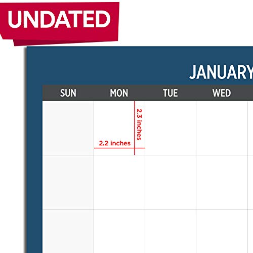 Large Dry Erase Wall Calendar 36 X 96 Undated Blank 2019 2020 