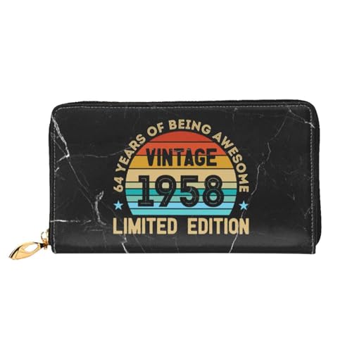 Vintage 1958 Birthday Wallet Card Bag2