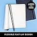 PAPERAGE Softcover Lined Journal Notebook (Cognac), 160 Pages, Medium College Ruled Notebook, 5.6 inches x 7.9 inches - 100 GSM Thick Premium Paper, Soft Vegan Leather Journal for Home, Work & School