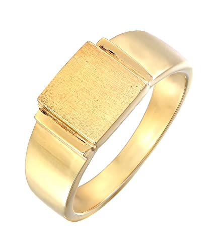 Bague homme Kuzzoi carrée mate pour un style masculin affirmé en soirée