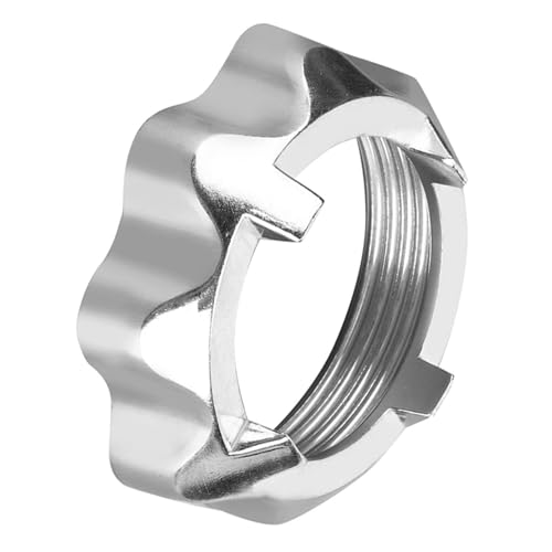 Meat Grinder Nut, Stainless Steel Meat Grinder Parts Household Meat Grinder Replacement Nut for Kitchen Thread Diameter 6cm / 2.4inch