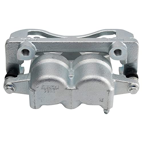 Image of TRQ Front and Rear Brake Caliper Set Zinc Coated Brackets Compatible with 2004-2006 Infiniti QX56 2004 Nissan Pathfinder Armada 2004-2007 Nissan Titan 2005-2006 Armada