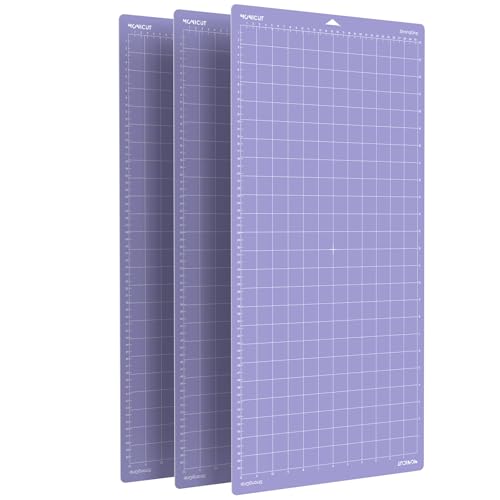 Monicut 12x24 Stronggrip Cutting Mat for Cricut Maker 3/Maker/Explore 3/Air 2/Air/One 3 Pcs Non-Slip Flexible Cutting Mats for Crafts Quilting Sewing and all Arts