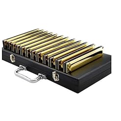 KMDSM 24 trous Tremolo Harmonica professionnel Jouer 7 tons Set, 12 ajusté aplat épaissie Harmonica adulte Instrument… - Les Beatles, Paul McCartney, John Lennon, RIngo Starr, George Harrison KMDSM 24 trous Tremolo Harmonica professionnel Jouer 7 tons Set, 12 ajusté aplat épaissie Harmonica adulte Instrument… – Image 3