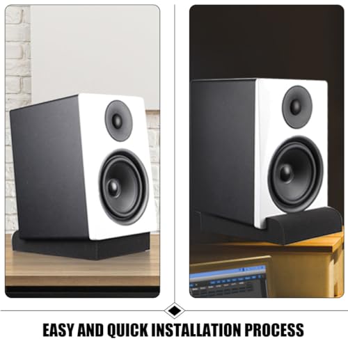 2 piezas Almohadillas de Aislamiento para Altavoces Cojines Amortiguadores para Uso en Home Theater y Estudio - Diseño Resistente para Rendimiento de Audio Mejorado Compacto miniatura 3