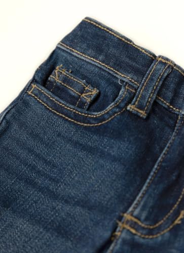 Gerber Toddler Unisex Denim Shorts, Dark Blue Denim Wash, 12 Months - image 2