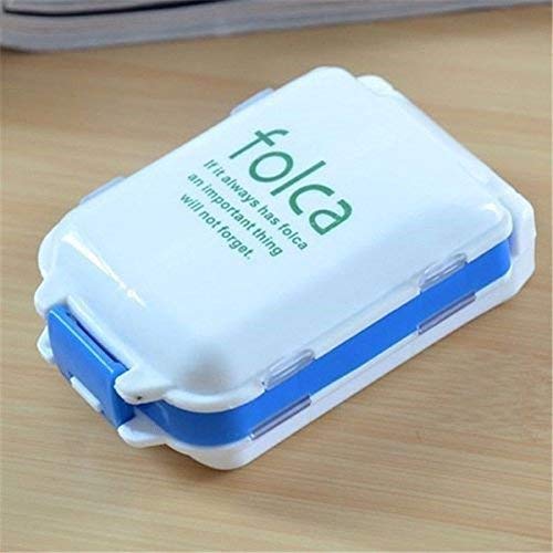 Jiya Medicine Box Mini Tablet Case Organizer