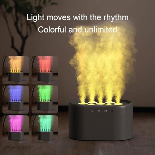 Difusor aromático eléctrico con luz LED y temporizador miniatura 5