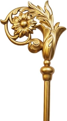 Wooden Crozier Bishop Staff Crosier Quality Craftsmanship, 70" High Christmas X1 Golden