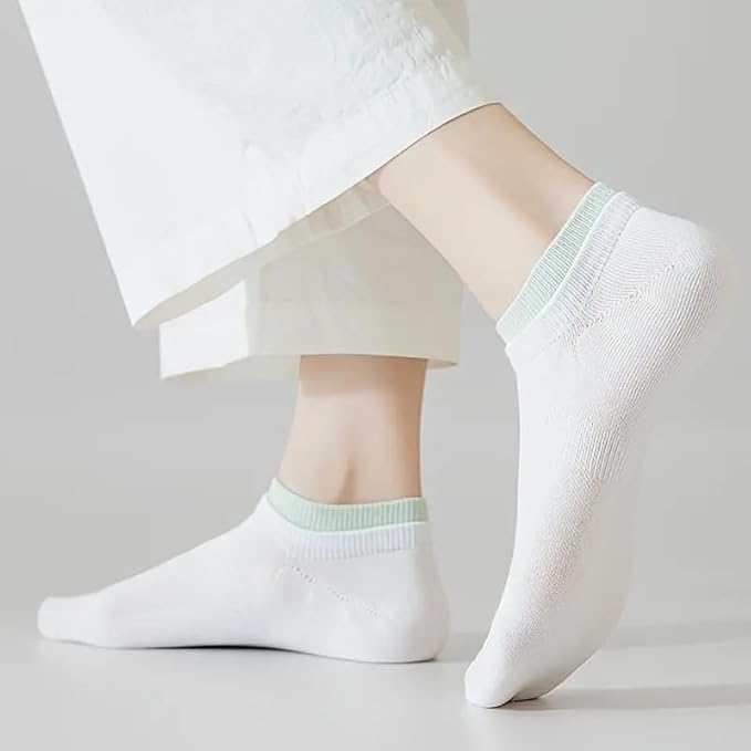 Image of JABA'S Ankle Socks for Men & Women (Unisex) Made With Durable, Breathable Cotton, Anti Odour & Anti Bacterial - Pack of 7, Free Size