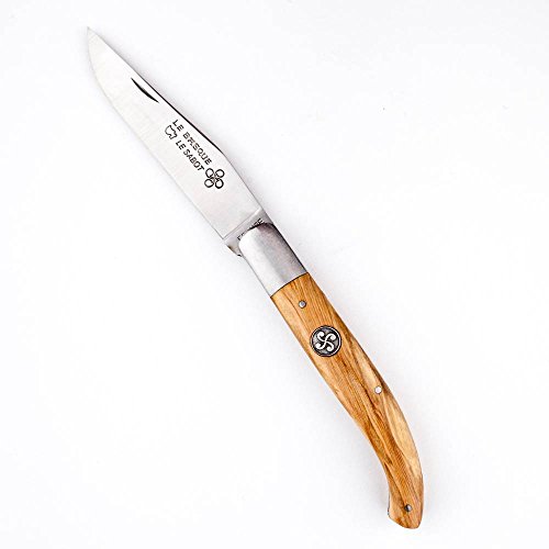 COUTEAU AU SABOT LE BASQUE 11CM OLIVIER réf 321205