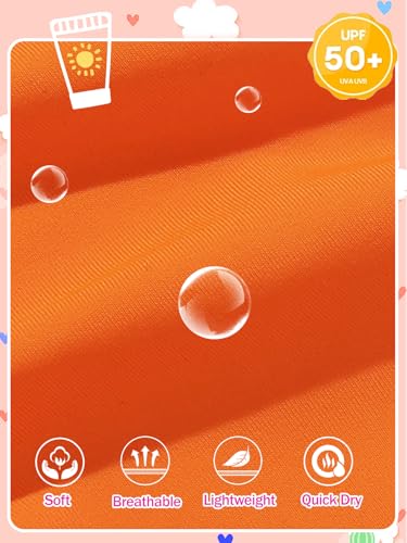 WISREMT Toddler Girl Swimsuit Long Sleeve Rash Guard One Piece Bathing Suit Color Block Zipper Sun Protection Kids Swimwear4