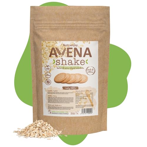 NutriEnjoy - Avena Shake 1Kg | Copos de Avena Integral Molidos | Harina de Avena Sabores | Avena en Polvo | Harina de Avena Integral | Avena Instantánea Sabores Deliciosos (Mary Cookies)