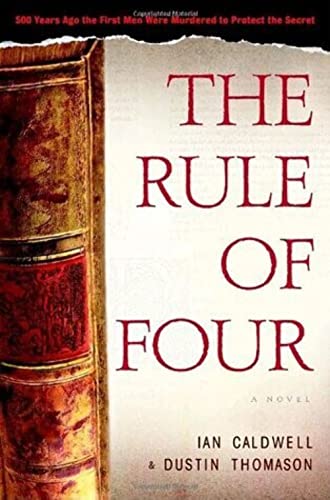 The Rule of Four 0385337116 Book Cover