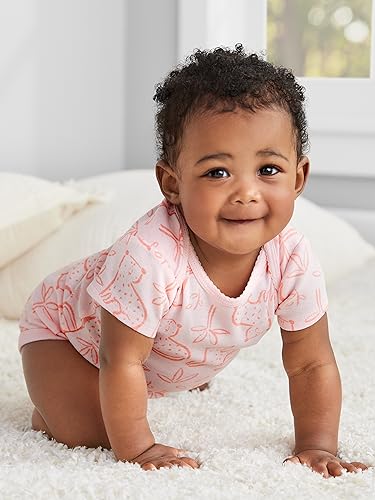 Image of Simple Joys by Carter's Baby Girls 6 Pack Short Sleeve Bodysuit