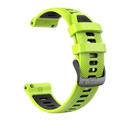 [�����ȓX] �ɓK��Garmin Forerunner 965/955/945/935��փx���g22 mm�ėp�N�C�b�N�X�g���b�v2�F�V���J�Q���x���g(Green Black)
