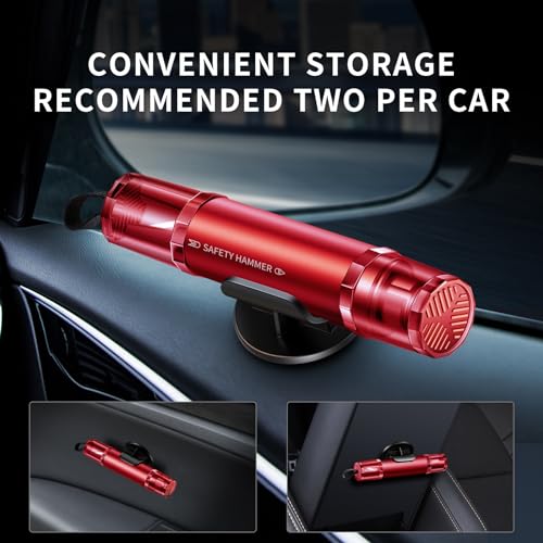 COFSODI Disjuntor de janela de carro de emergência, furador de janela com mola de carro, cortador de