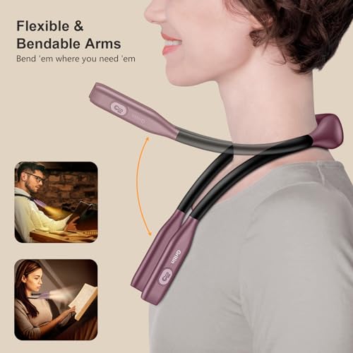 Gritin collo Lampada da Lettura Ricaricabile,LED