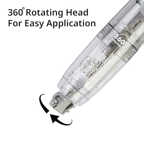 Image of Double-Sided Glue Tape Roller | Retractable Mechanism & 360 Rotating Head Design | Ideal for Scrapbooking, Craft, School, Office & DIY (Body Color May Vary)