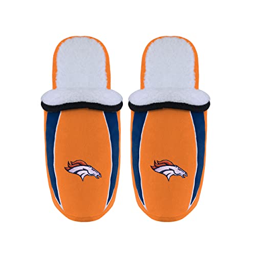 Image of FOCO NFL Mens Football Team Logo Moccasin Slippers Shoes