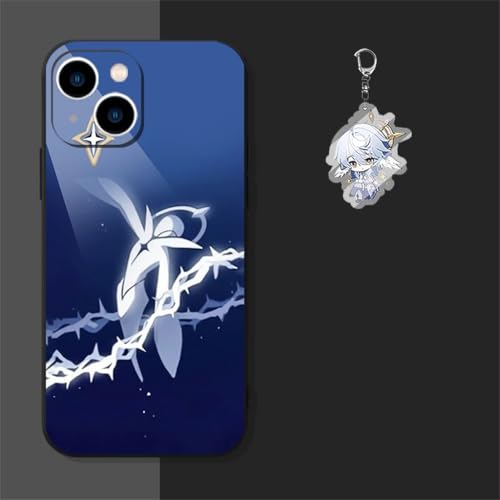 SodaMeow Honkai Star Rail Phone Case Compatible with iPhone 16/15/14/13/12/11/XS/8 Hyacine Tribbie HSR Phone Cover Kawaii (for iPhone 16,Sunday-6)