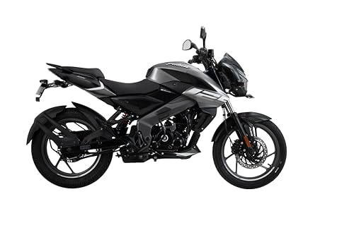 Image of Bajaj Pulsar Ns 125 Ug Abs Motorcycle /Motorbike - Gloss Pewter Grey - Ex-Showroom