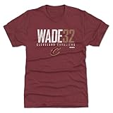 500 LEVEL Dean Wade Cleveland Cavaliers Men's Premium T-Shirt - Dean Wade Cleveland Cavaliers Elite WHT (Heather Maroon, XX-Large)