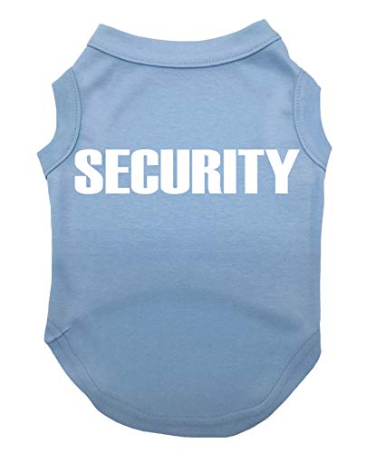 Chemise pour chien taille M Security Guard bleu ciel contre la mue - 2