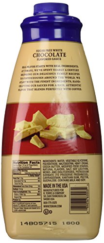 Sugar Free White Chocolate Sauce - 64oz