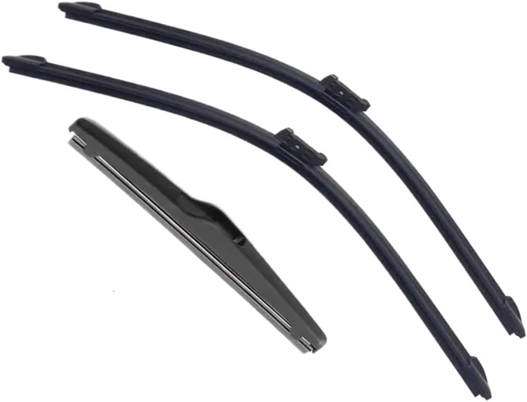 Acwyahso Wiper Blades Front Rear Set for C3 Pour Aircross 2017 2018 2019 2020 26"+16"+8" - All-Weather Performance