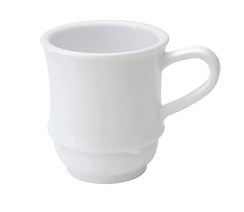 Miniatura 4 de G.E.T. TM-1208-IV - Taza apilable, color marfil, 8 onzas, SAN (paquete de 12) Marfil,Beige,Ironstone,azul, (Texas