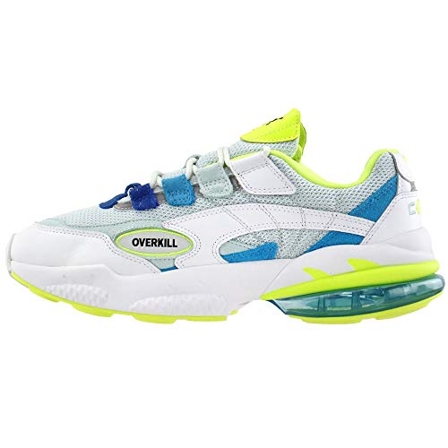PUMA Mens Cell Venom X Overkill Lace Up Sneakers Shoes Casual - Blue,White,Yellow - Size 10.5 D