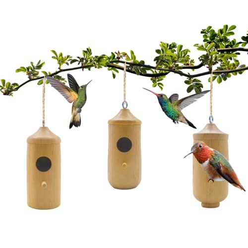GUDEKEJI Natural Wood Hummingbird Nest Kit #TOP21