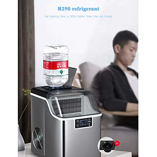 Máquina Portátil para Hacer Cubos de Hielo de Acero Inoxidable miniatura 6