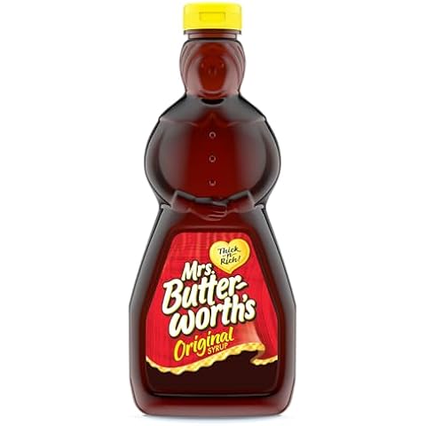 Mrs. Butterworth's Original Thick and Rich Pancake Syrup, Maple Flavored Syrup for Pancakes, Waffles and Breakfast Food, 24 Fl Oz Bottle Cover