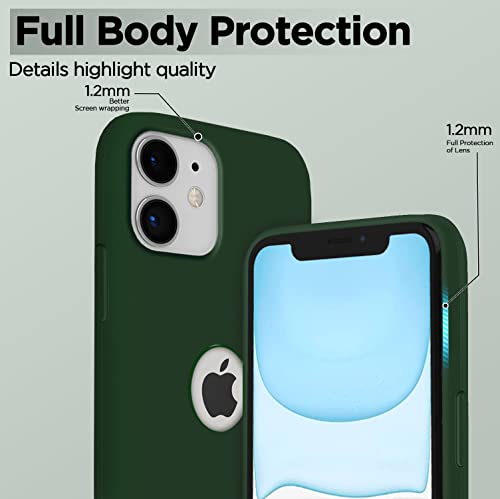 Pikkme Back Cover | Full Camera Protection | Raised Edges | Super Soft Silicone | Bumper Case for iPhone 11 (Green) - Image 7