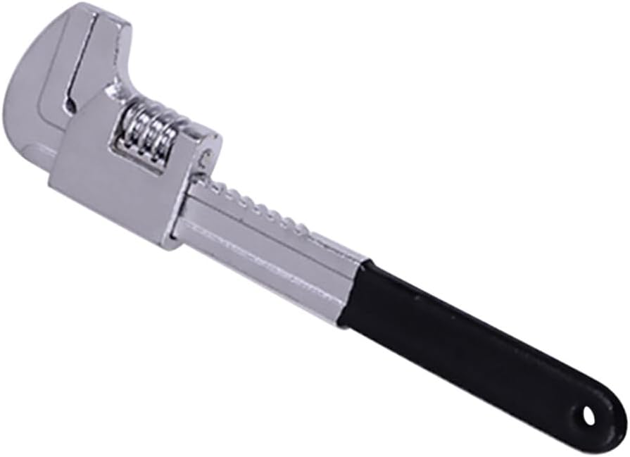 ULTECHNOVO Right Angle Adjustable Wrench Pliers 9.44 Inch Large Opening F Type Spanner Plumbing Hand Tool with Ergonomic Handle and Smooth Knurled Nut Adjustment
