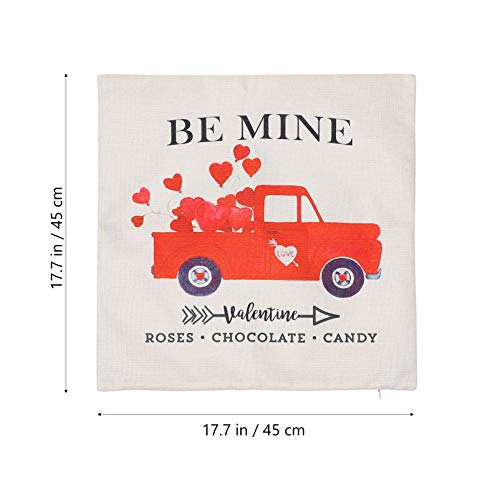 Wakauto Capas de Almofada para Dia Dos Namorados Amor Coração Capa de Almofada Eu Te Amo Decorativo