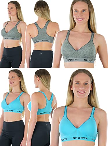 Image of ToBeInStyle Women's 6 Pack Random Selection Padded Support Bras - Sizes 30A to 46DDD