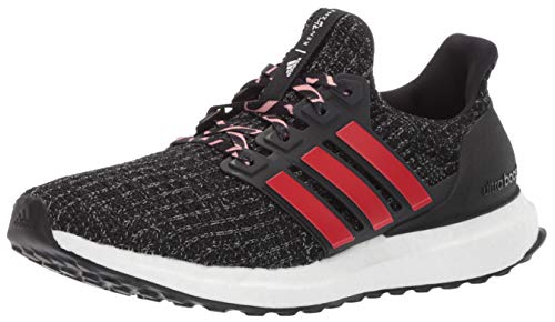 adidas Unisex-Child Ultraboost, Black Grey Clear Orange, 4